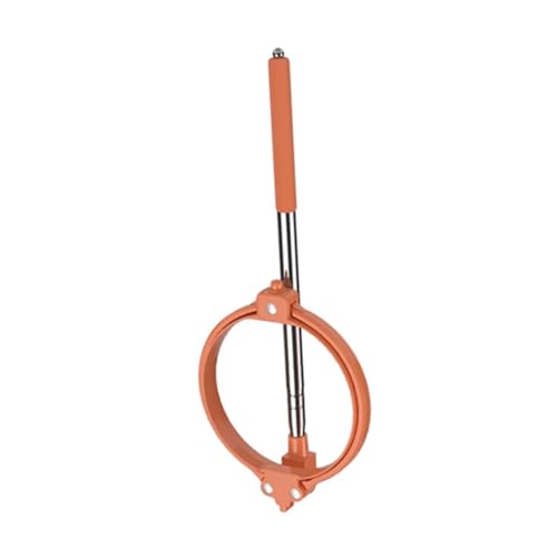 Dickly Hundekotfänger, Schaufel, Reinigungswerkzeug, faltbar, kein Bücken erforderlich, zum Aufräumen von Tierkot für Schmutz, große, mittelgroße und kleine, Orange von Dickly