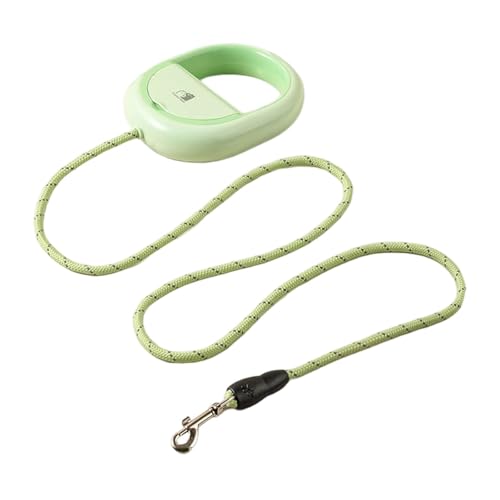 Dickly Hundeleine Haustier Reflektierendes Laufband Haustier Laufleine zum Joggen, Grün 1.5 M von Dickly