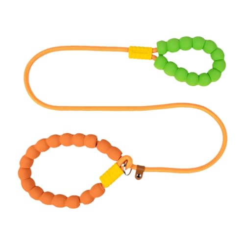 Dickly Hundeleine für Training, 1,5 M, Geeignet für Jogging Und Freizeit mit Mittelgroßen Und Großen Hunden, Orange von Dickly