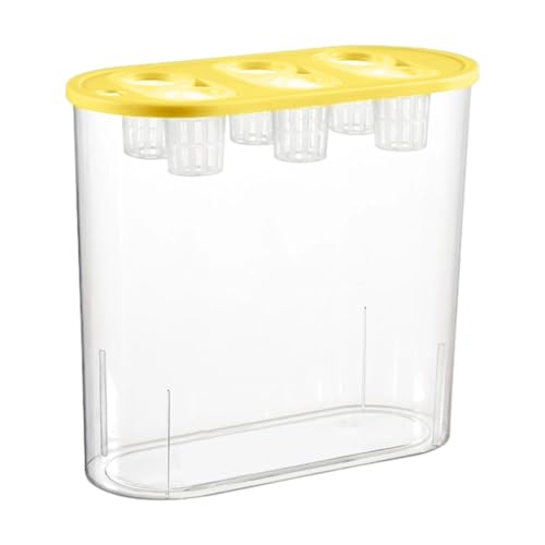 Dickly Hydrokultur-Züchterbox für den Innenbereich, Tisch-Mini-Aquarium, transparent, hydroponische Pflanzbox, Gelb Dickly Hydrokultur-Züchterbox für den Innenbereich, Tisch-Mini-Aquarium, transparent, hydroponische Pflanzbox, Gelb von Dickly