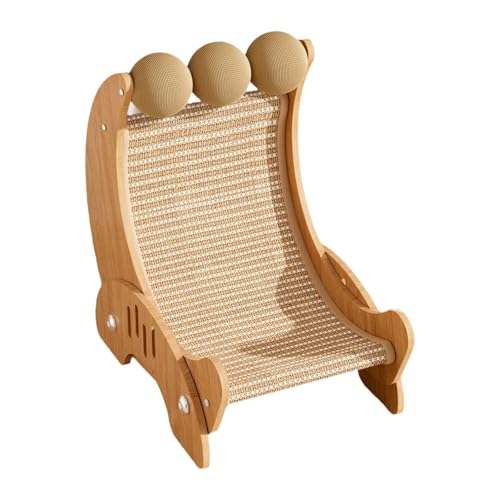 Dickly Katzen-Sisal-Loungesessel Chaiselongue Katzen-Kratzball Katzenbett für Kleintierkätzchen von Dickly