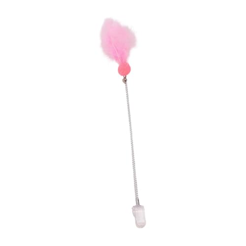 Dickly Katzenangel mit Interaktivem Spielzeug, Foto Tool für Innenräume, Flexibles Haustierspielzeug mit Federglocke, Rosa Dickly Katzenangel mit Interaktivem Spielzeug, Foto Tool für Innenräume, Flexibles Haustierspielzeug mit Federglocke, Rosa von Dickly
