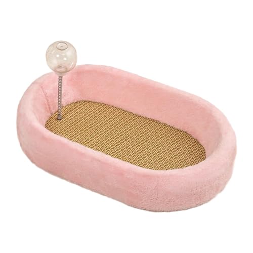 Dickly Katzenbett Kätzchen Interaktives Spielzeug Lounge Nest Jagen Spielmöbel Schutz Übung Katzenkratzbrett Katzenkratzbrett, Rosa Dickly Katzenbett Kätzchen Interaktives Spielzeug Lounge Nest Jagen Spielmöbel Schutz Übung Katzenkratzbrett Katzenkratzbrett, Rosa von Dickly