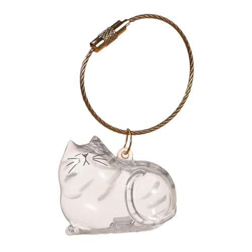 Dickly Katzenhaar Speicheranhänger, Gedenkbehälter für Tierhaare, Tragbarer Aufbewahrungshänger, Style C Dickly Katzenhaar Speicheranhänger, Gedenkbehälter für Tierhaare, Tragbarer Aufbewahrungshänger, Style C von Dickly