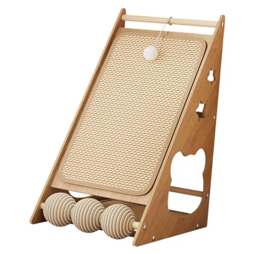 Dickly Katzenkratzspielzeug, Schleifklauenzubehör, Spielübungen mit Ball, schützt Sofa und, interaktives Haustierspielzeug Dickly Katzenkratzspielzeug, Schleifklauenzubehör, Spielübungen mit Ball, schützt Sofa und, interaktives Haustierspielzeug von Dickly