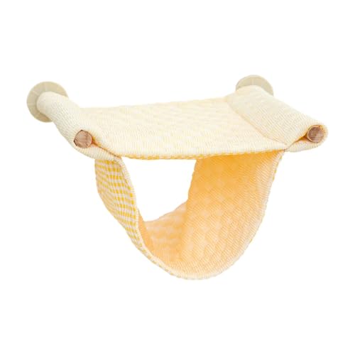 Dickly Kleintier Hängematte, Haus für Hamster Und Frettchen, Spielplatz für Meerschweinchen, Gelb von Dickly