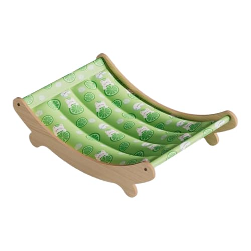 Dickly Kühlender Katzenhängesessel, Haustiermöbel, erhöhter Loungesessel mit Holzrahmen, zu installierendes Katzenbett für Kleintierwelpen, GrÜn, 59x31.5x15cm Dickly Kühlender Katzenhängesessel, Haustiermöbel, erhöhter Loungesessel mit Holzrahmen, zu installierendes Katzenbett für Kleintierwelpen, GrÜn, 59x31.5x15cm von Dickly