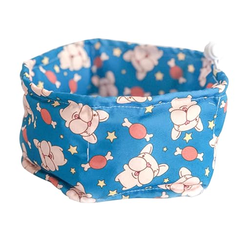 Dickly Kühlendes Hunde-Bandana, kühlender Haustier-Schal, Sommerkragen, Halswickel zum Angeln im Freien, Blue and M von Dickly