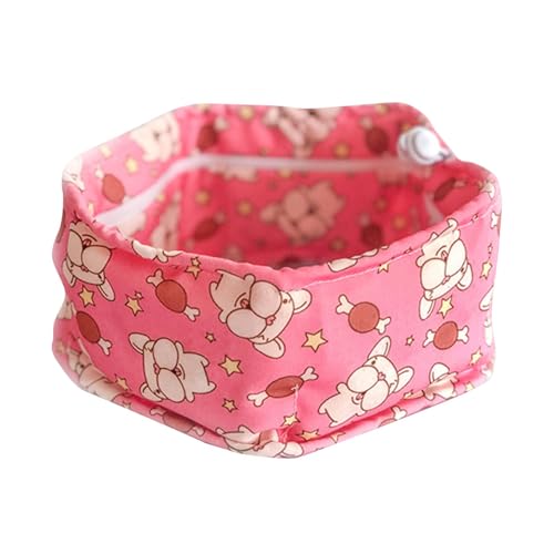 Dickly Kühlendes Hunde-Bandana, kühlender Haustier-Schal, Sommerkragen, Halswickel zum Angeln im Freien, Pink and L von Dickly