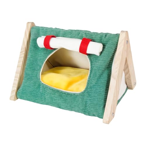 Dickly Meerschweinchenbett, Haus, Käfigzubehör, Versteck, Höhle, Meerschweinchenversteck für Den Winter, Schlafen, Spielen, Chinchilla, Igel, Grün Dickly Meerschweinchenbett, Haus, Käfigzubehör, Versteck, Höhle, Meerschweinchenversteck für Den Winter, Schlafen, Spielen, Chinchilla, Igel, Grün von Dickly