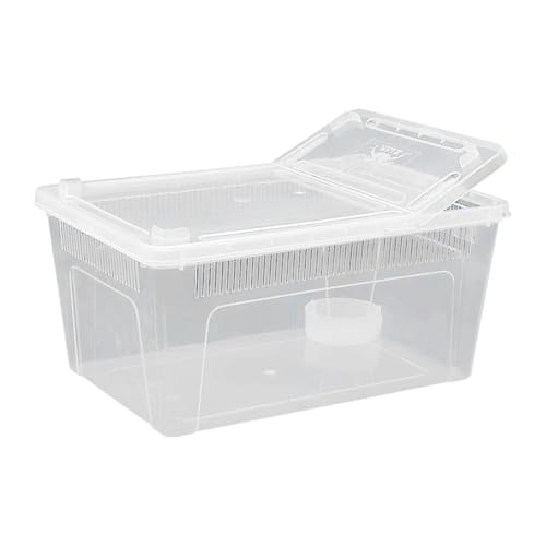 Dickly Reptilien-Futterbox, Brutbox, durchsichtiger Terrarium-Lebensraum, Brutbehälter für Grillen, 32x22x15cm Dickly Reptilien-Futterbox, Brutbox, durchsichtiger Terrarium-Lebensraum, Brutbehälter für Grillen, 32x22x15cm von Dickly