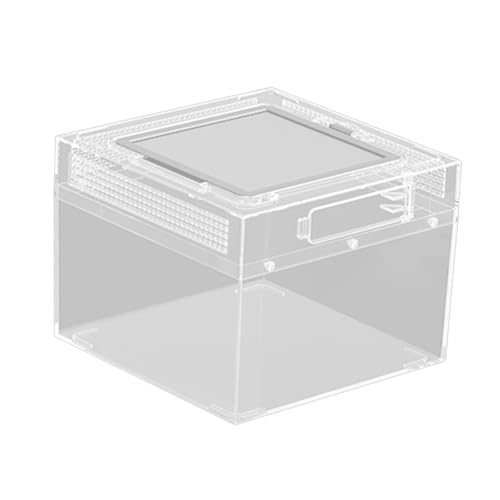 Dickly Reptilien-Terrarium, Reptilien-Fütterungsbox, transparenter Reptilienkäfig, Lebensraumkäfig für Terrapin, S Dickly Reptilien-Terrarium, Reptilien-Fütterungsbox, transparenter Reptilienkäfig, Lebensraumkäfig für Terrapin, S von Dickly