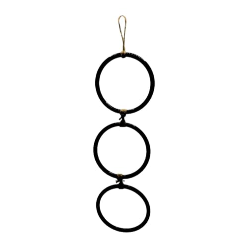 Dickly Schlangen Kletterringe, Kletterspielzeug, Reptilientank Käfig Dekor, Einsiedlerbedarf, Tank Zubehör, Bereicherungsspielzeug für Einsiedler, Schwarz Dickly Schlangen Kletterringe, Kletterspielzeug, Reptilientank Käfig Dekor, Einsiedlerbedarf, Tank Zubehör, Bereicherungsspielzeug für Einsiedler, Schwarz von Dickly