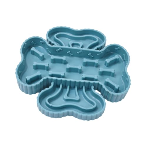 Dickly Slow Feeder Bowl Pet Puzzle Bowls Feeder Anti Würgen Langsam Fütterung Schüssel Abgabe Fütterung Spielzeug, Blau Dickly Slow Feeder Bowl Pet Puzzle Bowls Feeder Anti Würgen Langsam Fütterung Schüssel Abgabe Fütterung Spielzeug, Blau von Dickly