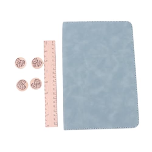 Dickly Strickmusterhalter Falten Zubehör Strickwerkzeug für Häkelkabine Keeper zusammen, Blau von Dickly