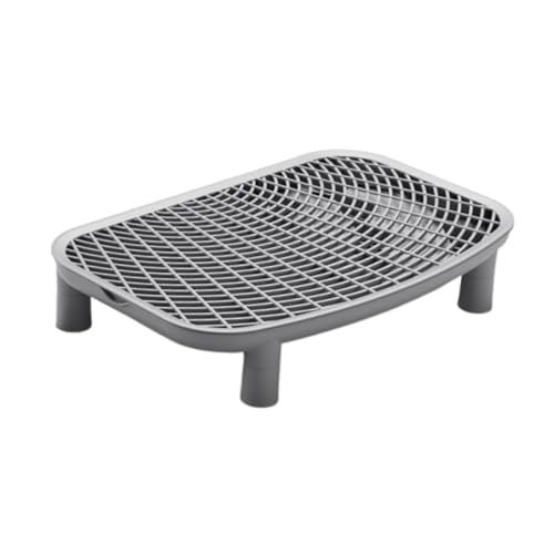 Dickly Stufenrampe für Katzentoiletten, ideal für kleine und alte Katzen, Grau Dickly Stufenrampe für Katzentoiletten, ideal für kleine und alte Katzen, Grau von Dickly