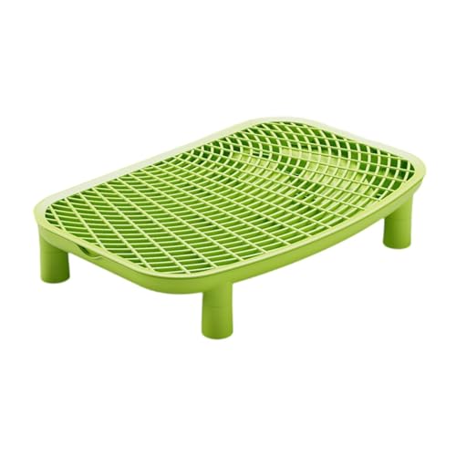 Dickly Stufenrampe für Katzentoiletten, ideal für kleine und alte Katzen, Grün von Dickly