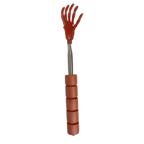 Dickly Teaser Zauberstab Haustier Interaktives Spielzeug Leichtes Training Pet Pole Katzenbürste, Orange von Dickly