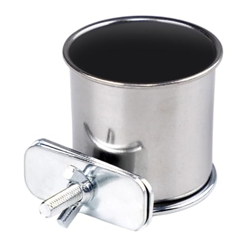 Dickly Vogel Fütterung Schüssel Tasse Vogel Käfig Wasser Schüssel Papagei Lebensmittel Chinchilla Lovebird, Durchmesser 6.5 cm von Dickly