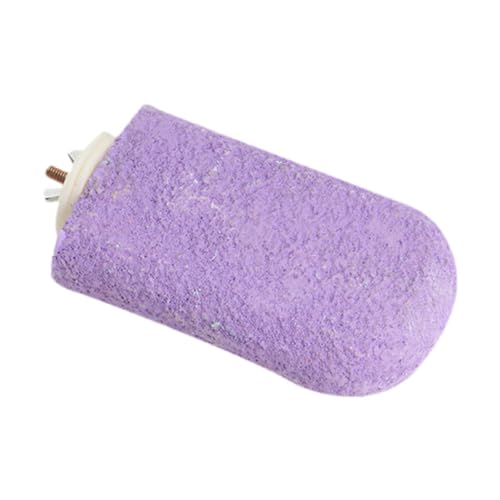 Dickly Vogelsitzstange, Plattform Trimmer, Spielständer, Spielplatz, Kauspielzeug, Schnabelschleifständer für Nymphensittiche, Kleine Und Mittelgroße Vögel, Lila von Dickly