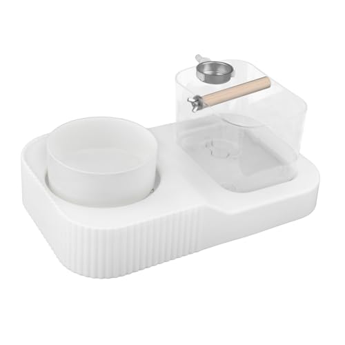 Dickly Vogeltoilette, Vogelständer für Käfig mit -Badeschale, Töpfchen für Wellensittiche, Unzertrennliche, Kanarienvögel, kleine und mittelgroße Dickly Vogeltoilette, Vogelständer für Käfig mit -Badeschale, Töpfchen für Wellensittiche, Unzertrennliche, Kanarienvögel, kleine und mittelgroße von Dickly