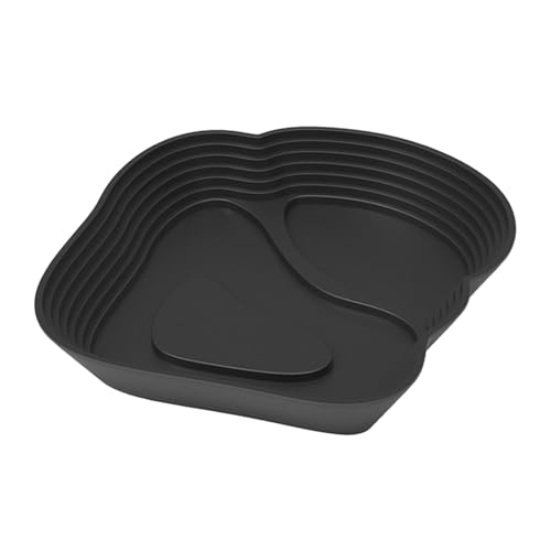 Dickly Wasserschale für Reptilien, Wasserbadschale für Schildkröten, Dekorationen, Futterschale für Schildkrötenbäder, Reptilienbadebecken, für Frösche, Schwarz Dickly Wasserschale für Reptilien, Wasserbadschale für Schildkröten, Dekorationen, Futterschale für Schildkrötenbäder, Reptilienbadebecken, für Frösche, Schwarz von Dickly