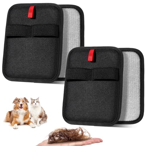Didaey Tierhaarentferner, 17 x 13 cm, elektrostatische Tierhaarentfernungshandschuhe, wiederverwendbarer Entferner für Katze, Hund, Couch, Möbel, Teppich, Autositz, Katzenpflege-Handschuhe von Didaey