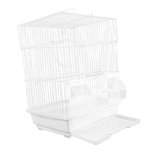 Didiseaon 1satz Tragbarer Vogelkäfig Aus Metall Robuste Und Elegante Aufbewahrung Für Kleine Vögel Für Reisen Und Zuhause Aus Langlebigem Großzügigem Platz Für Fliegen Und Sitzen von Didiseaon