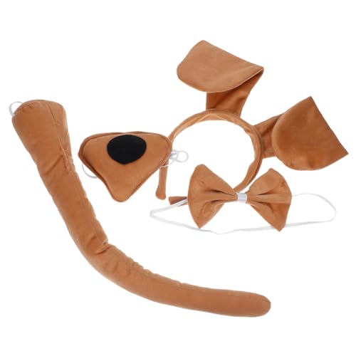 Didiseaon 1 Satz Niedliches Hundekostüm Set mit Tierohren Stirnband und Fliege Halloween Tierkostüm Set für Partys Cosplay und Mehr Flauschiges Design für Realistischen Details Didiseaon 1 Satz Niedliches Hundekostüm Set mit Tierohren Stirnband und Fliege Halloween Tierkostüm Set für Partys Cosplay und Mehr Flauschiges Design für Realistischen Details von Didiseaon