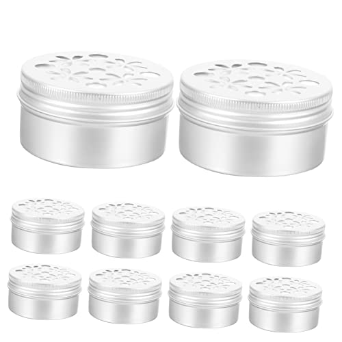 Didiseaon 10 Stück Duftbox für Hundetraining Nase Name Dufttrainingsbehälter für Hunde Zinn riechtraining Dog Toy Werkzeug Hundetrainingsset Dufttrainingshalter für Hunde Aluminium Silver von Didiseaon