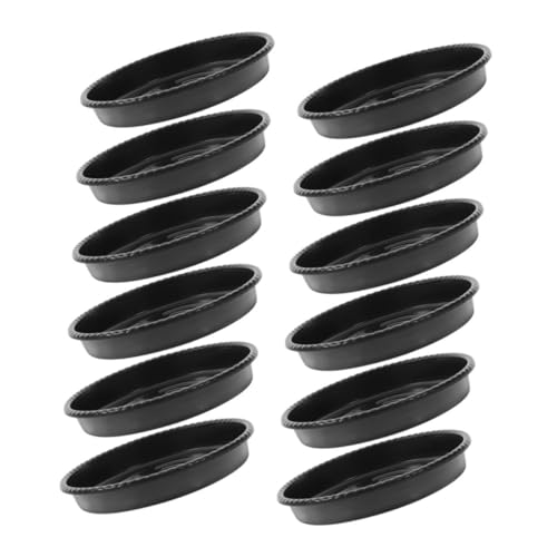 Didiseaon 12 Stück Blumentopf Tablett Pflanzenwasserschale Pflanzenuntertasse Pflanzenuntersetzer aus Kunststoff Untersetzer aus Kunststoff für Pflanzentöpfe Blumentablett Plastik Schwarz Didiseaon 12 Stück Blumentopf Tablett Pflanzenwasserschale Pflanzenuntertasse Pflanzenuntersetzer aus Kunststoff Untersetzer aus Kunststoff für Pflanzentöpfe Blumentablett Plastik Schwarz von Didiseaon