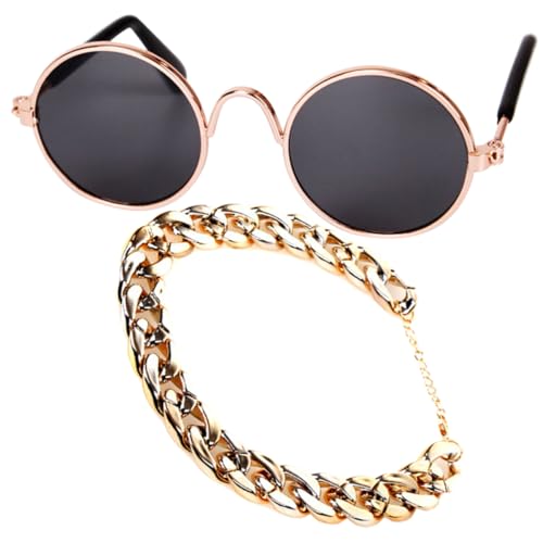 Didiseaon 1Satz Hunde Halskette Sonnenbrille Set für Kleine Haustiere Stilvolles Zubehör für Haustierpartys Fotoshootings und Alltag Leicht und Tragbar Macht Tier Didiseaon 1Satz Hunde Halskette Sonnenbrille Set für Kleine Haustiere Stilvolles Zubehör für Haustierpartys Fotoshootings und Alltag Leicht und Tragbar Macht Tier von Didiseaon