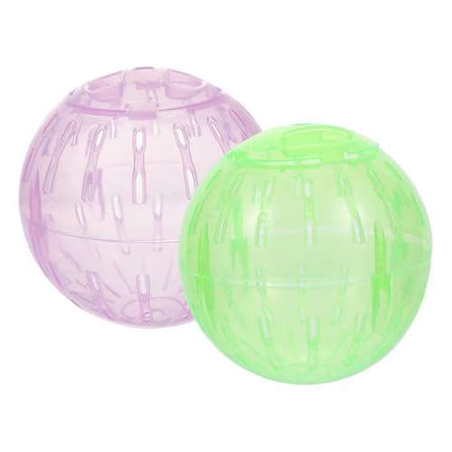 Didiseaon 2 Stück Hamster-Laufballspielzeug Chinchilla Hamsterspielzeug Spielzeughamster Rennmaus Hamster Running Wheel Form Laufball für Hamster Hamsterlaufspielzeug Übungsball Plastik Didiseaon 2 Stück Hamster-Laufballspielzeug Chinchilla Hamsterspielzeug Spielzeughamster Rennmaus Hamster Running Wheel Form Laufball für Hamster Hamsterlaufspielzeug Übungsball Plastik von Didiseaon
