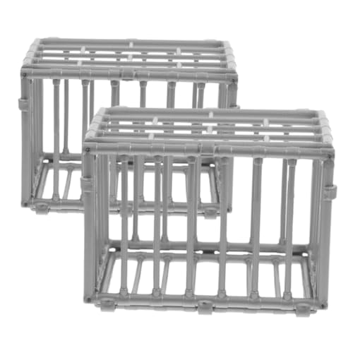 Didiseaon 2 Stück Miniatur Kunststoffkäfig Modell Teiliges Detailgetreuer Mini Käfig für Actionfiguren und Puppenhaus Multifunktional als Aufbewahrung und Dekoration Leicht und Platzsparend Didiseaon 2 Stück Miniatur Kunststoffkäfig Modell Teiliges Detailgetreuer Mini Käfig für Actionfiguren und Puppenhaus Multifunktional als Aufbewahrung und Dekoration Leicht und Platzsparend von Didiseaon