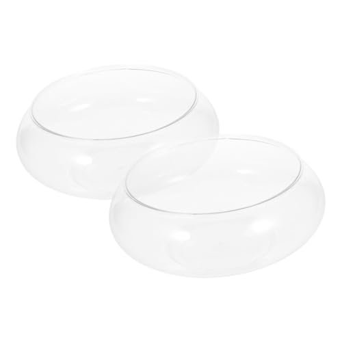 Didiseaon 2Stücke Transparentes Aquarium für Goldfische Fischschalen Wasserkapazität für Dekoratives Design für Garnelen und Fische Langlebig Didiseaon 2Stücke Transparentes Aquarium für Goldfische Fischschalen Wasserkapazität für Dekoratives Design für Garnelen und Fische Langlebig von Didiseaon