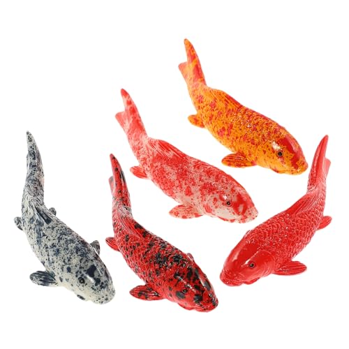 Didiseaon 5 Stück Teiliges Simulierte Koi Fische Dekoration für Aquarien Farbige Schwimmende Ornamente für Süß und Aquarien Schaffen eine Realistische Unterwasserwelt Didiseaon 5 Stück Teiliges Simulierte Koi Fische Dekoration für Aquarien Farbige Schwimmende Ornamente für Süß und Aquarien Schaffen eine Realistische Unterwasserwelt von Didiseaon