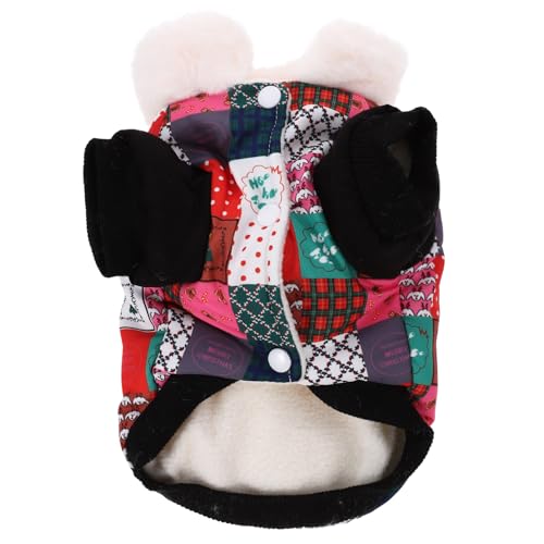 Didiseaon Atmungsaktive Hundekleidung Weihnachtspullover Für Hunde Hundekostüm Für Den Winter Warme Kleidung Für Hunde Winterjacke Für Welpen Katzenpullover Baumwollmantel Polyester Haustier von Didiseaon