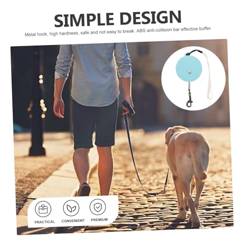 Didiseaon Automatisch Einziehbare Hundeleine Outdoor rolleine für Kleine und Mittlere Hunde Stabile Bruchsichere Führung mit Festem Haken zum Sicheren Spaziergang und Entspannten Auslauf von Didiseaon