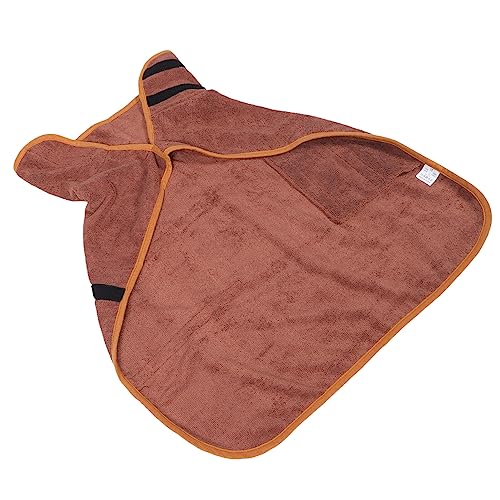 Didiseaon Badetuch Für Hunde Hundebademantel Badetuch Mit Kapuze Hundemantel Aus Mikrofaser Bademäntel Für Hunde Wasserabsorbierender Bademantel Für Hunde Kleidung Polyester Haustier von Didiseaon