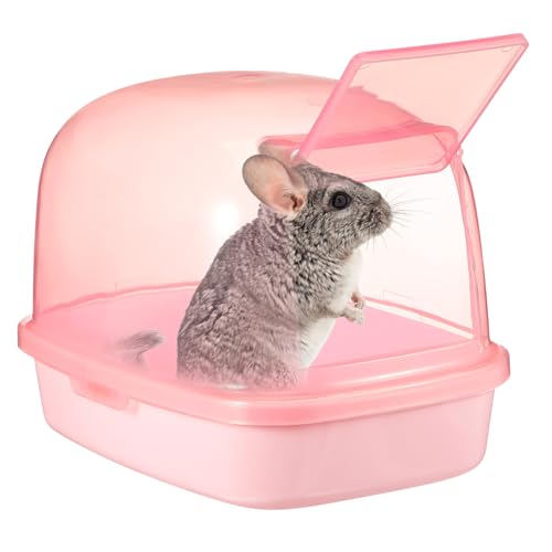 Didiseaon Chinchilla Sandbad Badewanne aus Robustem für Hamster und Andere Kleintiere Großzügiger für Angenehmes Badeerlebnis von Didiseaon