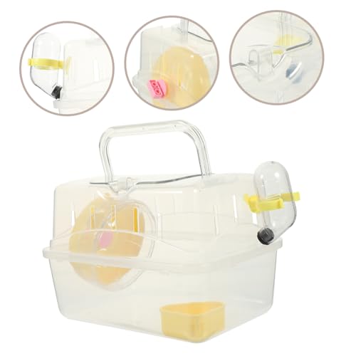 Didiseaon Hamster Transportkäfig mit Panoramadach Robuster Kleintier Tragetasche für Außen Geeignet für Hamster Chinchilla Igel und Kaninchen Geräumig und Sicher für Unterwegs Didiseaon Hamster Transportkäfig mit Panoramadach Robuster Kleintier Tragetasche für Außen Geeignet für Hamster Chinchilla Igel und Kaninchen Geräumig und Sicher für Unterwegs von Didiseaon