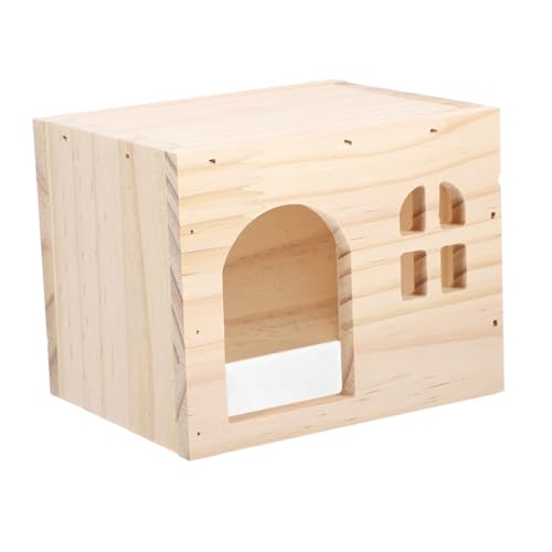Didiseaon Hamster für Meerschweinchen Mehrkammer Hideout Sicheres und Langlebiges Versteck aus Holz für Kleintiere Didiseaon Hamster für Meerschweinchen Mehrkammer Hideout Sicheres und Langlebiges Versteck aus Holz für Kleintiere von Didiseaon