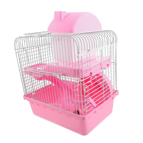 Didiseaon Hamsterkäfig Doppelschicht Multifunktionales Hamsterhaus Abnehmbar mit Herausnehmbarem Boden für Einfache für Hamster und Zwerghamster Didiseaon Hamsterkäfig Doppelschicht Multifunktionales Hamsterhaus Abnehmbar mit Herausnehmbarem Boden für Einfache für Hamster und Zwerghamster von Didiseaon