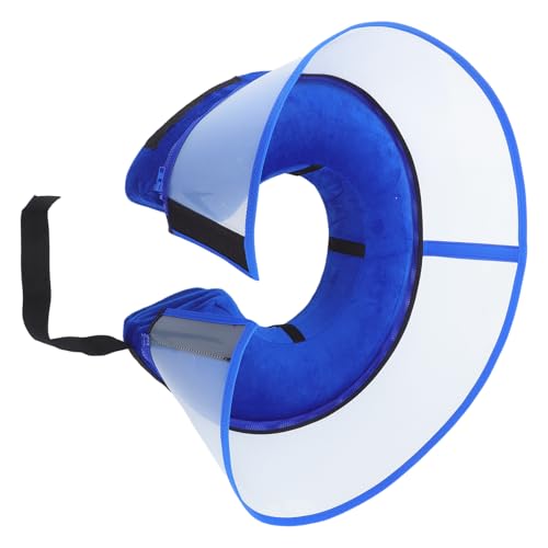 Didiseaon Haustierhalsband Fürsorge Kragenkegel Verstellbares Katzen-erholungshalsband Einstellbarer Haustierkragen Aufblasbarer Für Haustiere Katzen-Donut- Hundehalsband Blau PVC Didiseaon Haustierhalsband Fürsorge Kragenkegel Verstellbares Katzen-erholungshalsband Einstellbarer Haustierkragen Aufblasbarer Für Haustiere Katzen-Donut- Hundehalsband Blau PVC von Didiseaon