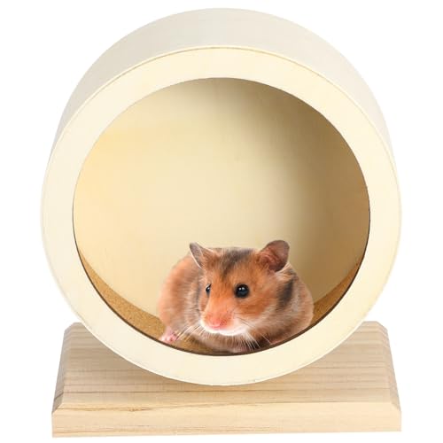 Didiseaon Hölzernes Übungsrad für Hamster und Kleine Haustiere rutschfeste S für Gesunde Bewegung Langlebig und Komfortabel Hamster Didiseaon Hölzernes Übungsrad für Hamster und Kleine Haustiere rutschfeste S für Gesunde Bewegung Langlebig und Komfortabel Hamster von Didiseaon