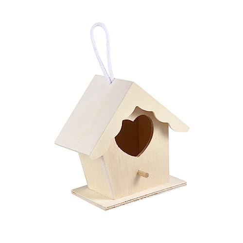 Didiseaon Holz Vogelhaus Kreatives Hängendes Hausform für Kleine für Kanarienvögel Papageien und Chic und Komfortabel Perfektes Wohnumfeld für Ihre Gefiederten Freunde Didiseaon Holz Vogelhaus Kreatives Hängendes Hausform für Kleine für Kanarienvögel Papageien und Chic und Komfortabel Perfektes Wohnumfeld für Ihre Gefiederten Freunde von Didiseaon