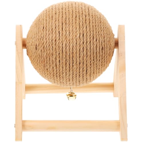 Didiseaon Katzenkratzspielzeug aus Natürlichem mit Glockenanhänger Langlebiger Kratzball für Kätzchen zur Zahnpflege und Selbstbeschäftigung Schont Möbel und Sorgt für Spaß Didiseaon Katzenkratzspielzeug aus Natürlichem mit Glockenanhänger Langlebiger Kratzball für Kätzchen zur Zahnpflege und Selbstbeschäftigung Schont Möbel und Sorgt für Spaß von Didiseaon