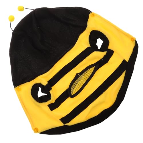 Didiseaon Pet Kostüm Hund Bienen Overall Verkleidung für Kleine Hunde und Katzen Gelb schwarz Bequem Leicht Anzuziehen für Aufnahmen Spaziergänge und Outdoor aktivitäten von Didiseaon