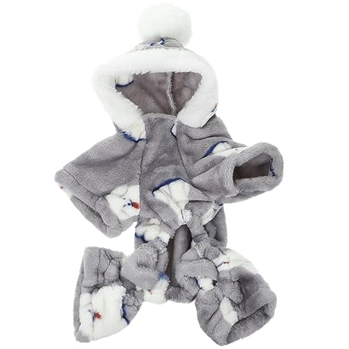 Didiseaon Winter-haustiertuch Atmungsaktive Hundekleidung Hundepyjamas Entzückendes Hundekostüm-Kleidung Bequeme Haustierkostüm Für Kaltes Wetter Warme Kleidung Für Baumwolle Jacke Verdicken von Didiseaon