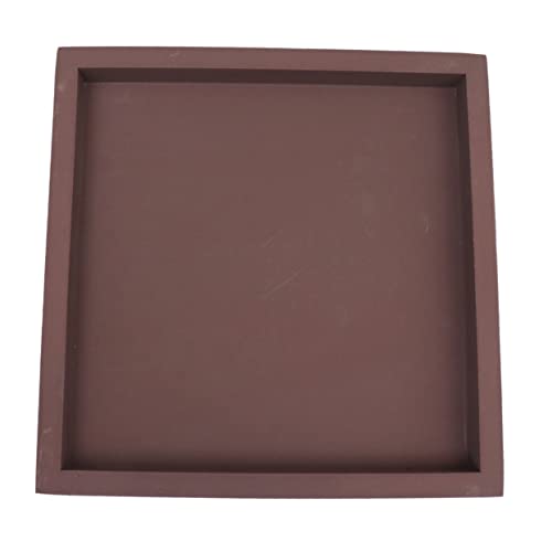 Didiseaon quadratisches Tablett quadratischer Untersetzer Anlage Tabletts blumenkübel untersetzer blumentopfuntersetzer zimmerpflanzen deko Topftablett Abtropfschalen für Topfpflanzen Coffee von Didiseaon